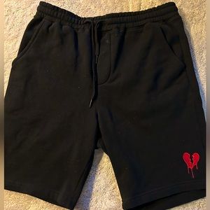 Men’s riot society heartbroken shorts